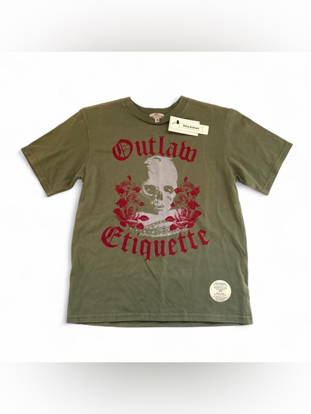 Y2K desdstock vintage kids boys Juicy Couture graphic tee shirt